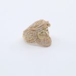 14k Cz Jesus Face Ring Size 9.5 1 img 3541