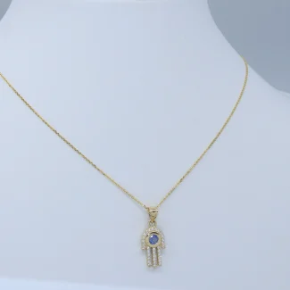 14k Hamsa Pendant