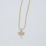 14k Tree Of Life Pendant With Cuban Curb chain (18 inches) 3 img 4413