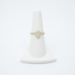 14K Gold Pear-Shaped CZ Cuban Link Ring – Size 7 1 img 4477
