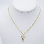 14K Gold Divino Niño Rope Chain Necklace – 16” | 2.3mm 1 img 4503