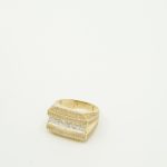 14K Gold Last Supper Ring with CZ - Size 10 2 14K gold Last Supper ring with CZ, size 10