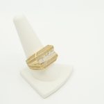 14K Gold Last Supper Ring with CZ - Size 10 4 14K gold Last Supper ring with CZ, size 10